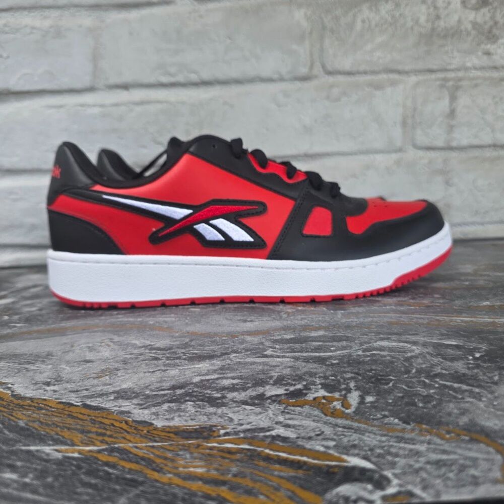 Reebok Resonator Low Basketball Shoes Core Black Vector Red White Men's 11.5 NEW